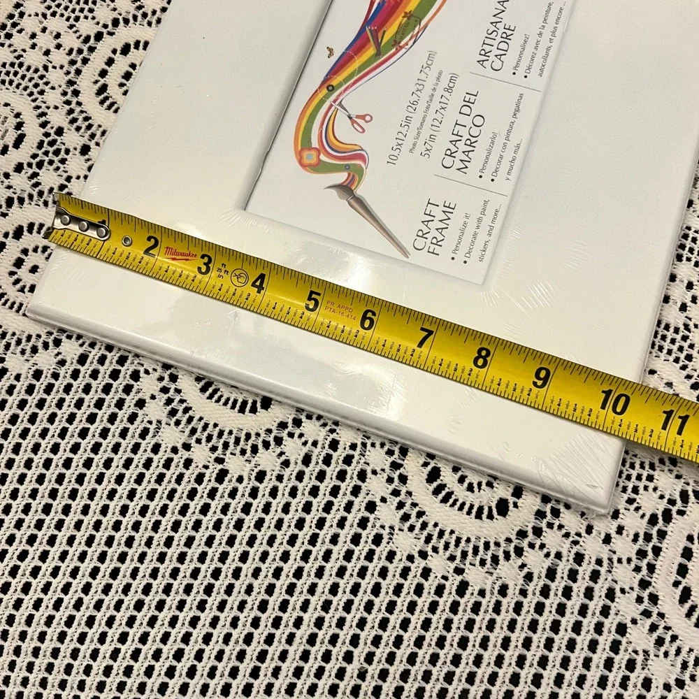 Journeys White Craft Frame | Arts Crafts Kids Memories | NWT